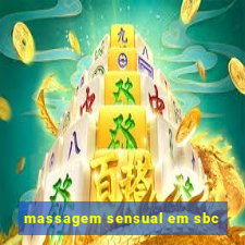 massagem sensual em sbc